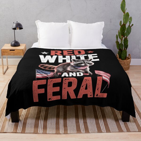 Item preview, Red White And Feral Racoon designed and sold by Redgiant87x.