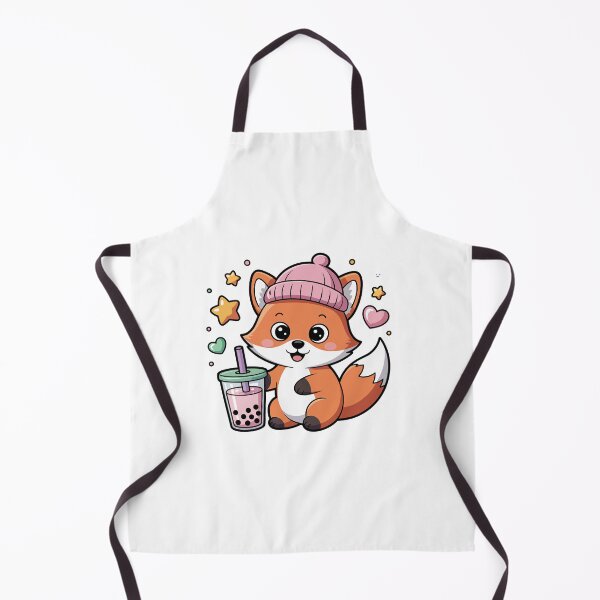 Item preview, fox with bubble tea designed and sold by jkrphoto.