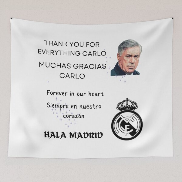 Item preview, Carlo Ancelotti Farewell T-Shirt | Legendary Coach Tribute Apparel designed and sold by NCC-Store.