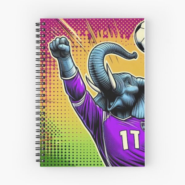 Item preview,  football soccer elephant with a football ,Sports,funny sports ,soccer art,animal playing soccer designed and sold by Expressions-Sel.