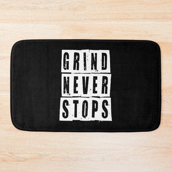 Item preview, Motivational Gym Quote | Grind Never Stops designed and sold by typoinspired.