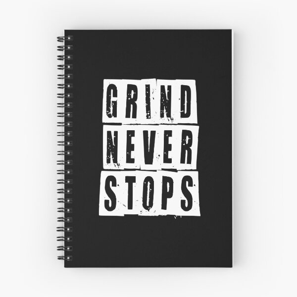 Item preview, Motivational Gym Quote | Grind Never Stops designed and sold by typoinspired.