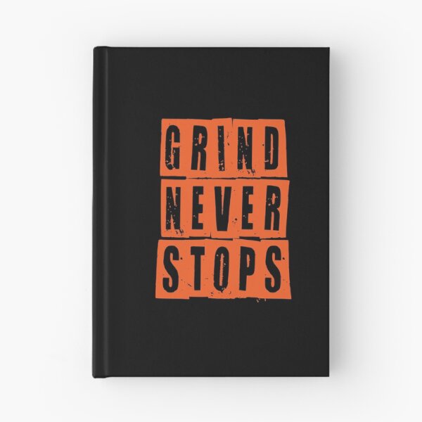 Item preview, Motivational Gym Quote | Grind Never Stops designed and sold by typoinspired.