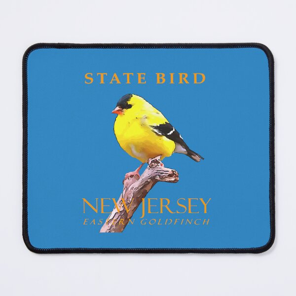 Item preview, New Jersey Territory Bird The Eastern Goldfinch 3 designed and sold by taiche.