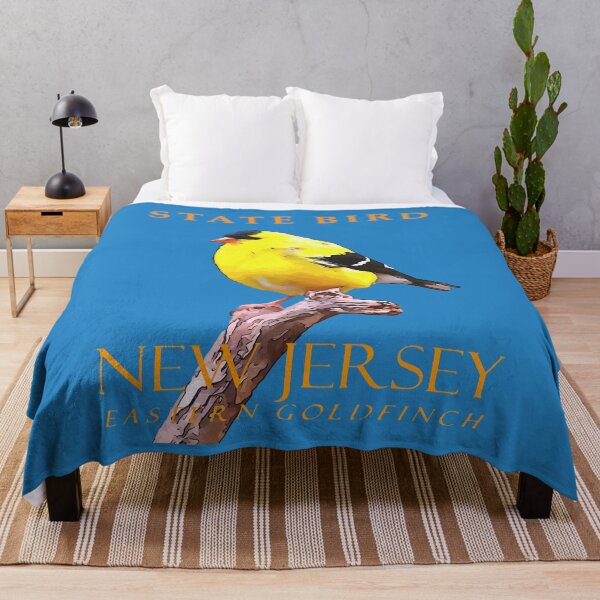 Item preview, New Jersey Territory Bird The Eastern Goldfinch 3 designed and sold by taiche.