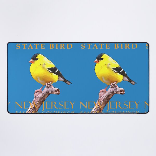 Item preview, New Jersey Territory Bird The Eastern Goldfinch 3 designed and sold by taiche.