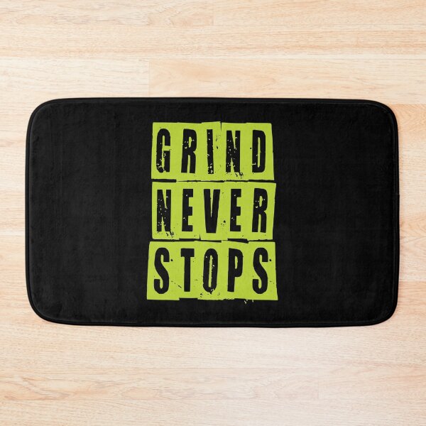 Item preview, Motivational Gym Quote | Grind Never Stops designed and sold by typoinspired.