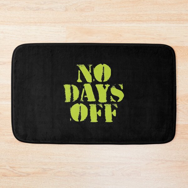 Item preview, Powerful Gym Quote | No Days Off designed and sold by typoinspired.