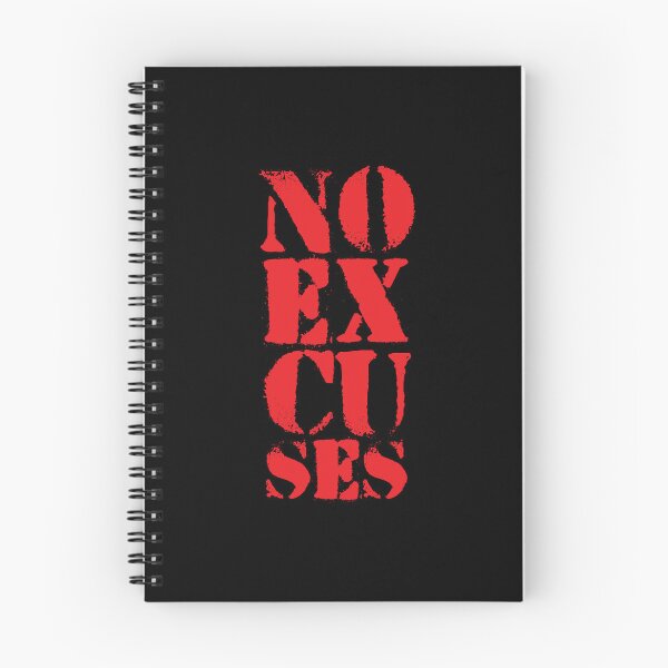 Item preview, Motivational Gym Quote | NO Excuses designed and sold by typoinspired.