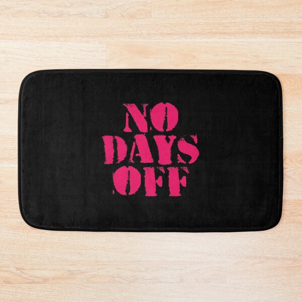 Item preview, Powerful Gym Quote | No Days Off designed and sold by typoinspired.