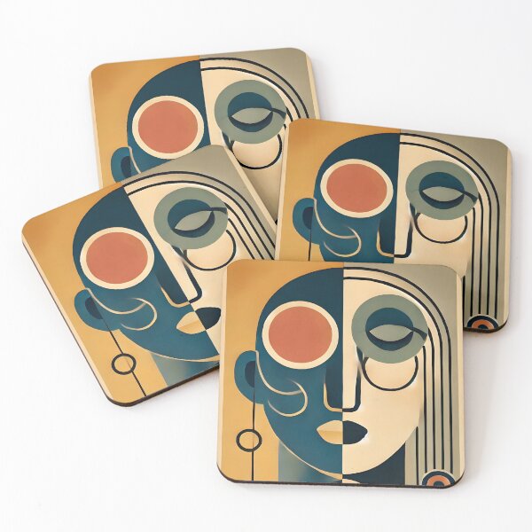 Item preview, Mid Century Modern Art "Nonconforming" designed and sold by Lee Hiller Designs.