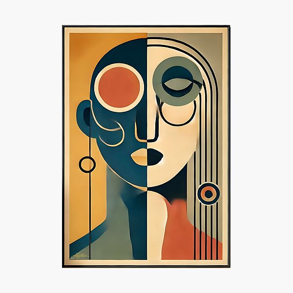Item preview, Mid Century Modern Art "Nonconforming" designed and sold by Lee Hiller Designs.
