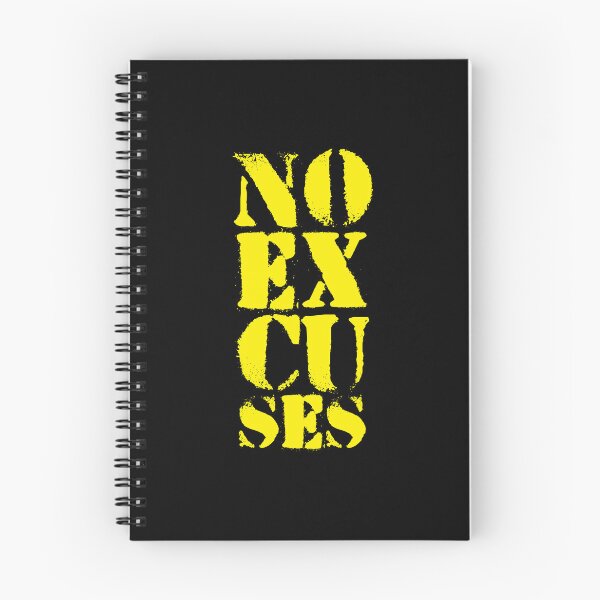 Item preview, Motivational Gym Quote | NO Excuses designed and sold by typoinspired.