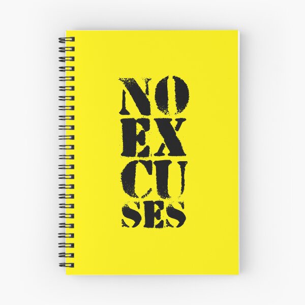 Item preview, Motivational Gym Quote | NO Excuses designed and sold by typoinspired.