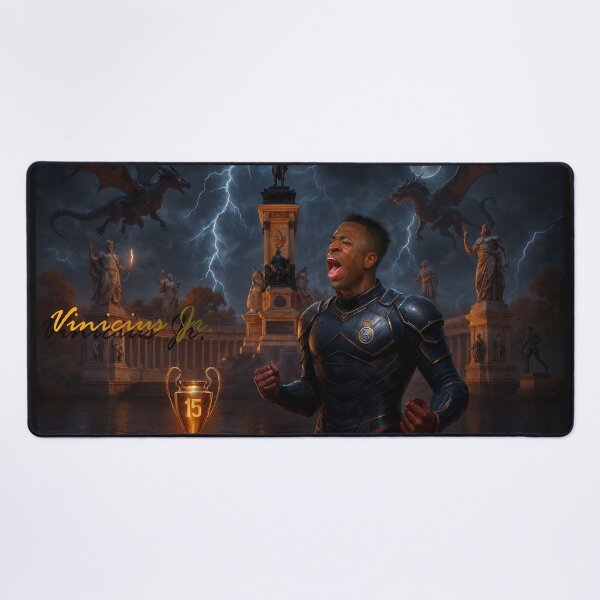 Item preview, "Vinicius Jr.: The Epic Champion – 15 Trophies of Glory" designed and sold by AnastasioManuel.