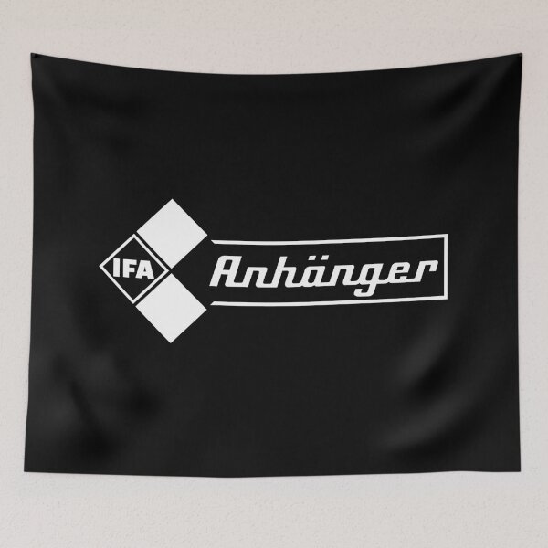 Item preview, IFA trailer (white) designed and sold by VEB Ostladen.