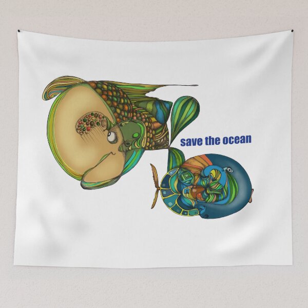 Item preview, save the ocean designed and sold by 42o8design.