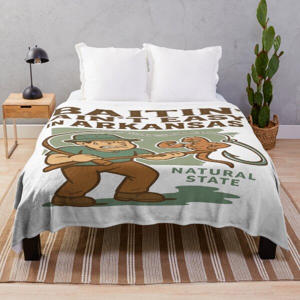 Item preview, Baitin’ Ain’t Easy – Funny Vintage Arkansas Fishing designed and sold by Globalcitytees.