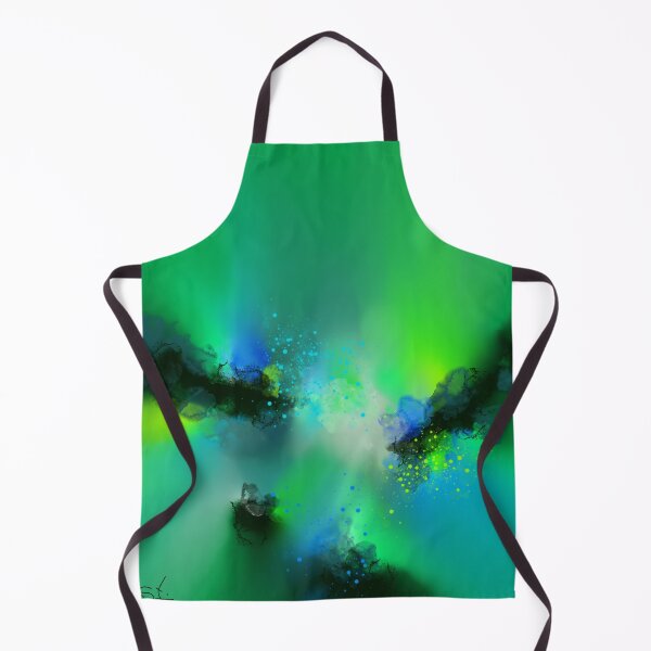 Item preview, Emerald Dreamscape - Green Blue Abstract designed and sold by Joey Santiago.