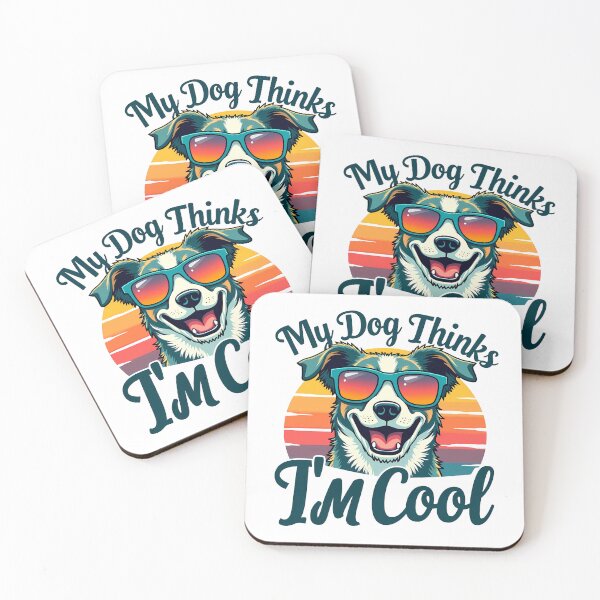 Item preview, My Dog Thinks I’m Cool designed and sold by vivid-vibes-art.