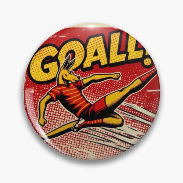 Item preview,  football soccer kangaroo top scorer with a football ,Sports,funny sports ,soccer art,animal playing soccer designed and sold by Expressions-Sel.