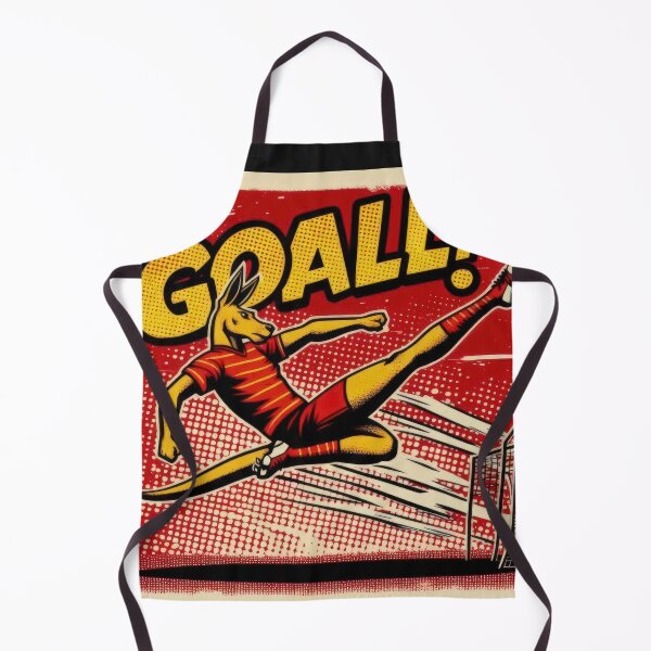 Item preview, football soccer kangaroo top scorer with a football ,Sports,funny sports ,soccer art,animal playing soccer designed and sold by Expressions-Sel.