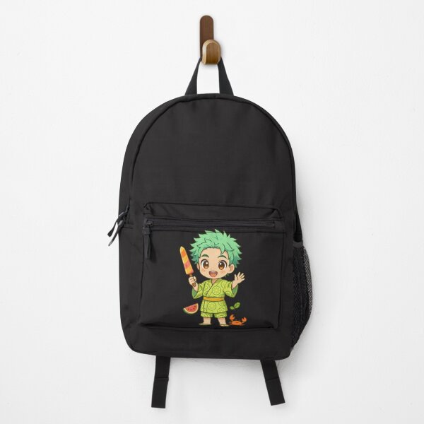 Item preview, Citrus Slicer - Chibi Boy with Mint Green Spiky Hair and Lime Yukata | Summer Anime Kawaii Design designed and sold by ColorSplash123.
