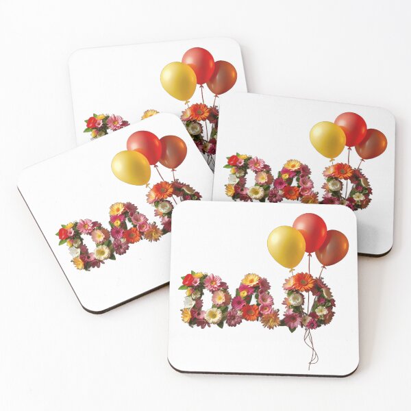 Item preview,  Floral Balloon DAD Design – Perfect Gift for Father's Day designed and sold by PrimeColors.
