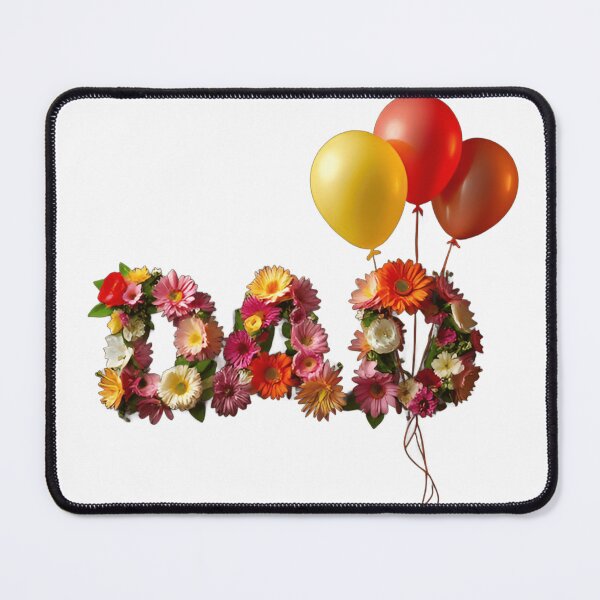 Item preview, Floral Balloon DAD Design – Perfect Gift for Father's Day designed and sold by PrimeColors.