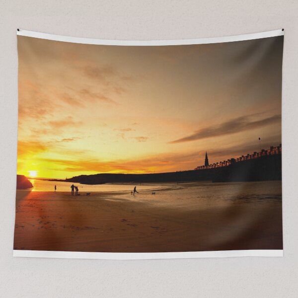 Item preview, Long Shadows at Cullercoats Bay Sunrise  designed and sold by Violaman.