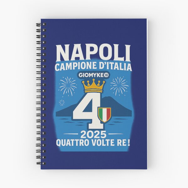 Item preview, Napoli Quarto Scudetto 2025 – Quattro Volte Re! designed and sold by Giomyke16.