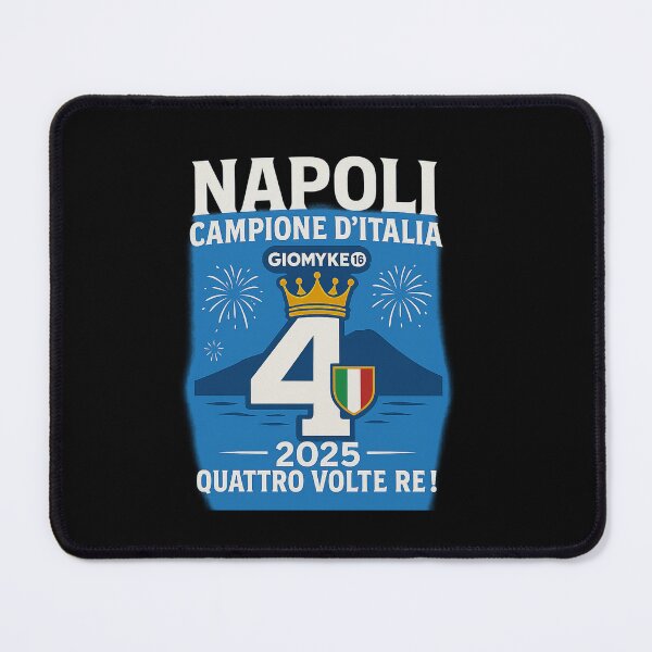 Item preview, Napoli Quarto Scudetto 2025 – Quattro Volte Re! designed and sold by Giomyke16.