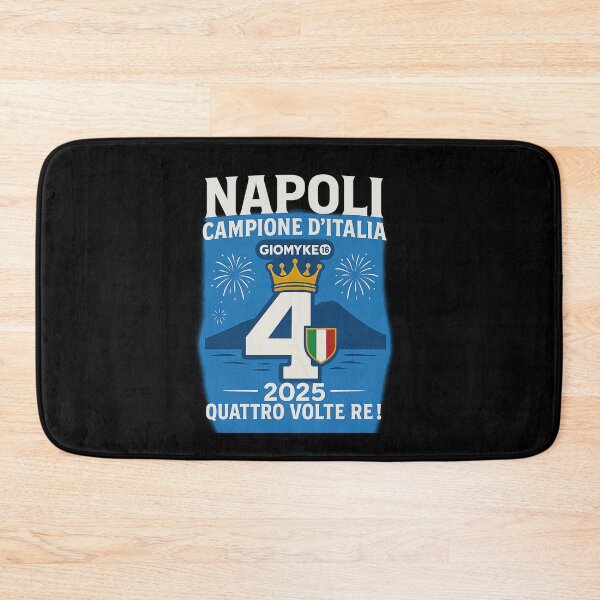 Item preview, Napoli Quarto Scudetto 2025 – Quattro Volte Re! designed and sold by Giomyke16.