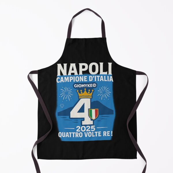 Item preview, Napoli Quarto Scudetto 2025 – Quattro Volte Re! designed and sold by Giomyke16.