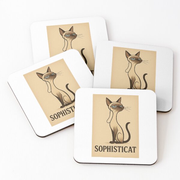 Item preview, Posh Cat Siamese Cat is in charge designed and sold by ElGordeaux.
