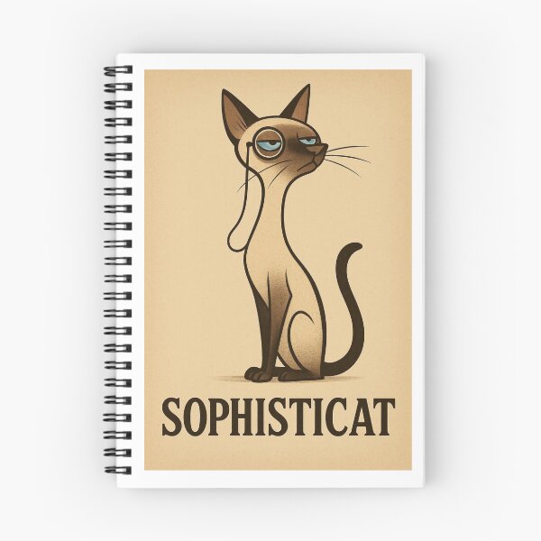 Item preview, Posh Cat Siamese Cat is in charge designed and sold by ElGordeaux.