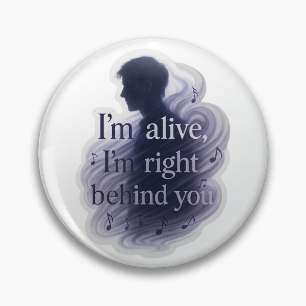 Item preview, I’m alive, I’m right behind you Gabe Sticker designed and sold by Drama&Doodles.