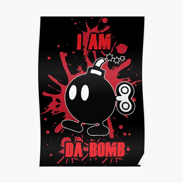 Mario Bomb Posters Redbubble - anti bomb roblox