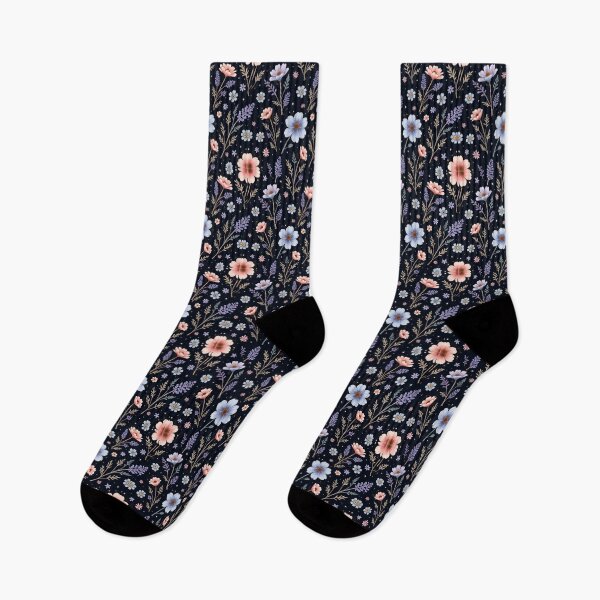 Item preview, Moonlit Botanica – Seamless Enchanted Floral Pattern designed and sold by Simply-Yours.