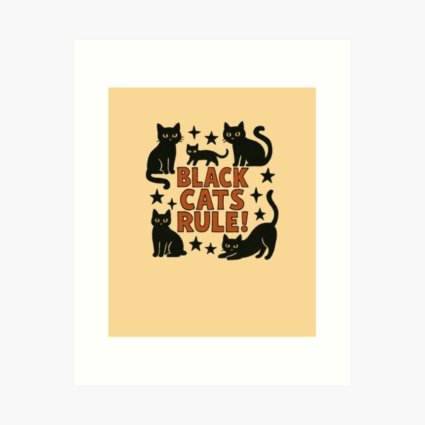 Item preview, Los gatos negros gobiernan designed and sold by Boog Monst .