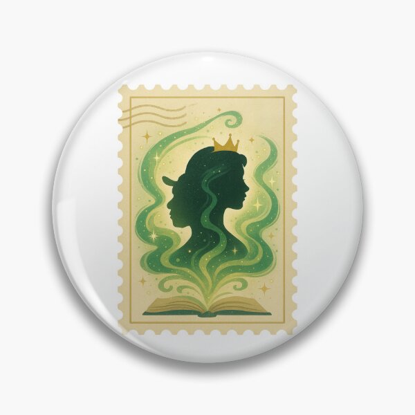 Item preview, A princess and a sticker stamp designed and sold by Drama&Doodles.