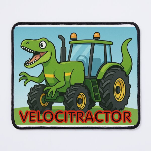 Item preview, Velociraptor, tractor, Velocirtractor Dinosaur designed and sold by ElGordeaux.