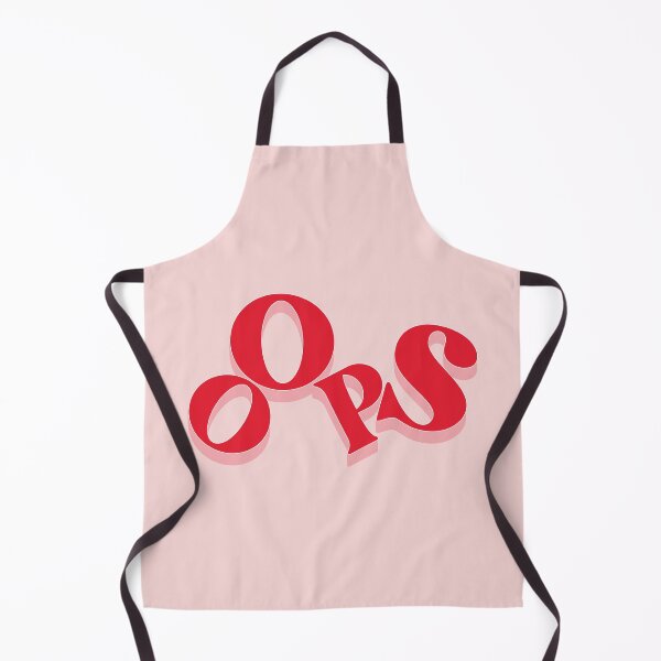 Item preview, Oops - Red Typography Quote designed and sold by StudioKitti.
