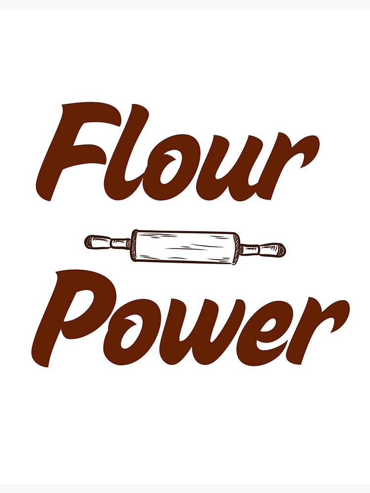 Thumbnail 3 of 3, Sticker, Flour Power designed and sold by NicRR.