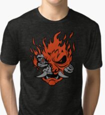 Cyber-Samurai 2077 Tri-blend T-Shirt