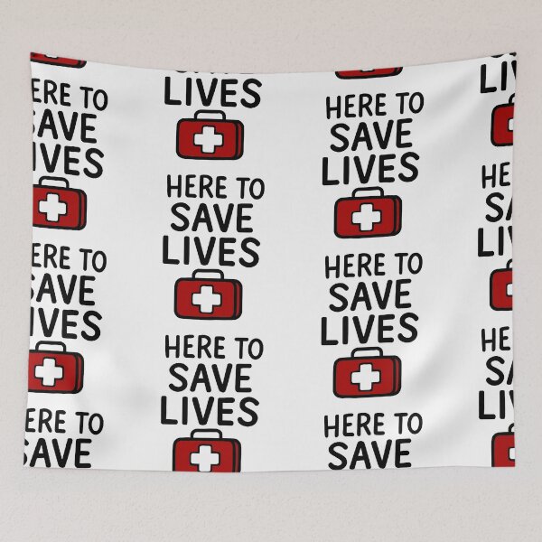 Item preview, Here to Save Lives  designed and sold by FarieArt.