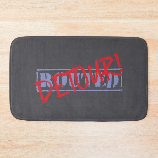 Item preview, Routed Detour – Life Change Quote for Travelers and Minimalist Typography Fans designed and sold by MerchYouSearch.