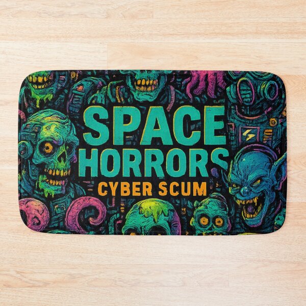 Item preview, Space Horrors: Cyber Scum Street Killers – Neon Zombie Crew Design designed and sold by Thaivi Design.