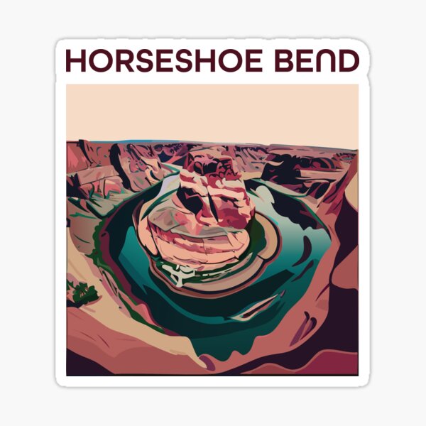 Item preview, Horseshoe Bend at Dusk – Stunning Colors designed and sold by loeb-crea.