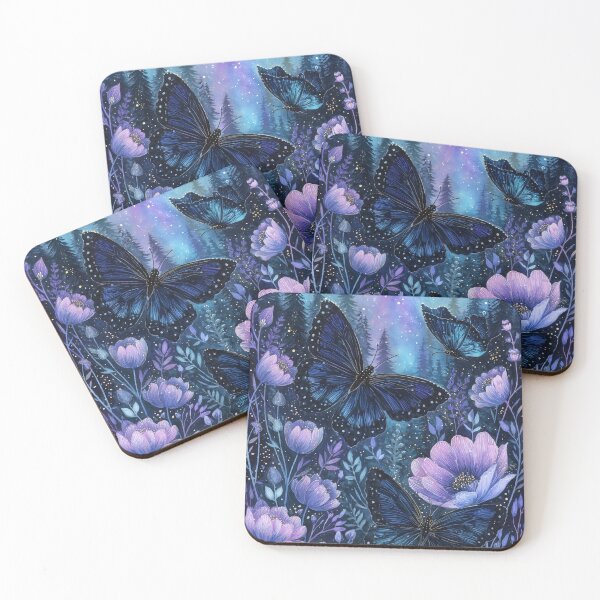 Item preview, Butterfly Whispers in the Midnight Bloom designed and sold by AshiraCreations.